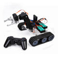 4 Dof Robotic Arm with RC Tank For Arduino Robot DIY Kit Acrylic Ps2 Remote Control Tank MG996 Robot Arm Programmable Robot Car