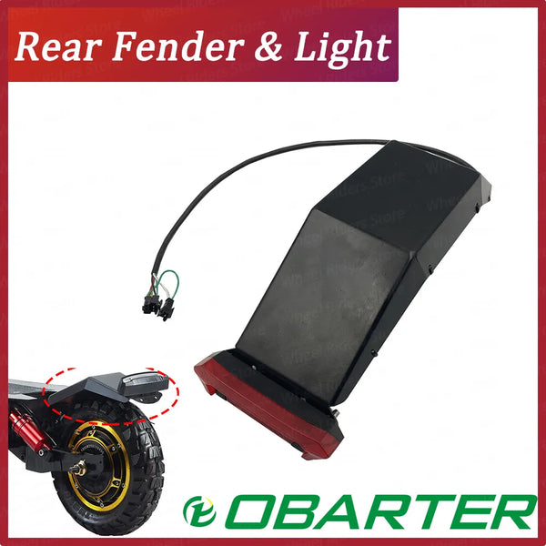 OBARTER X1 Rear Mudguard  Rear Fender Taillight Rear Light Electric Scooter Original Accessories