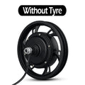 12-Inch Electric Scooter & Folding E-Bike Rear Hub Motor Wheel - 36V 350W / 48V 500W Brushless Motor (With / Without Tire)