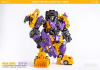 New Transformation Toys Robot Master Made SDT-09 SDT09 Demolisher Devastator Full Set 5 in 1 Yellow Version Figure in stock
