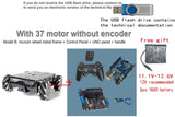 25Kg Load RC Tank V3 Mecanum Wheel Robot Car For Arduino Robot DIY Kit with Encoder Motor and Ps2 Handle Programmable robot Kit