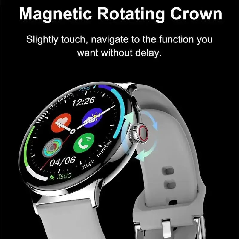 Gaines LA99 Smart Watch Men 1.43 Inch AMOLED Large Screen Bluetooth Call AI Voice Assistant Sport Fitness Tracker Women Smartwat