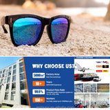 YYHC-Bluetooth Smart Sunglasses Air 3 3D Wireless Augmented Reality AI VR Display Glasses Smart sunglasses