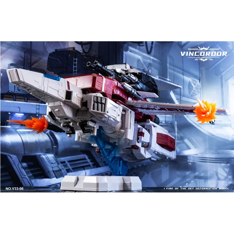 Transformation V3306 V33-06 Vincoroor Jetfire Skyfire Siege Series Ko Mp57 Mp-57 Oversion Version Action Figure Robot Toys Gifts