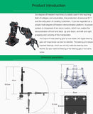 Robotic Arm Kit 6 DOF Programming Robot Arm DIY Kit for Arduino for Raspberry Pi Robot UNO/ESP32 Open Source Code and Tutorial