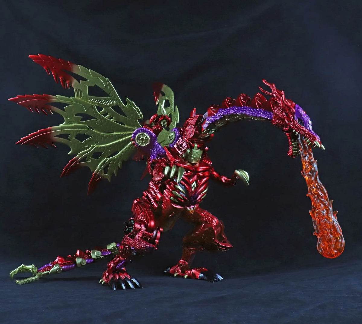 BMB Transformation TAIBA RD-01 RD01 OVERSIZED TRANSMETAL 2 MG Red Dragon Beast Wars Action Figure Robot 36CM