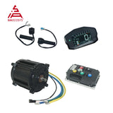 QSMOTOR 180 8000W 72V 90H Encoder Mid drive Motor Conversion Kit With Fardriver ND72850 Controller