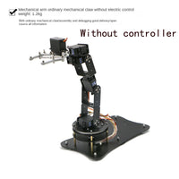 6 DOF Robot Arm with Rotatio Base Metal Alloy Manipulator Claw Kit For Arduino Robot DIY Kit UNO/ESP32/STM32 Programmable Robot
