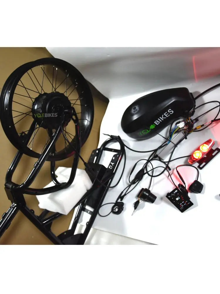 Super New Ebike Electric System LCD Display Bicycle Kit Ebike 73 Conversion Kit set PAS 48V30ah Battery Controller