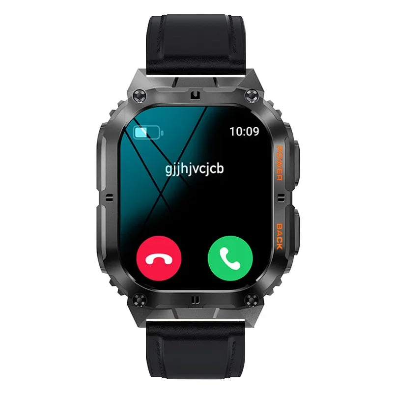 Gaines Smart Watch K61 Pro Men Bluetooth Call 1.96inch AMOLED Screen Compass AI Voice Health Monitor Sport Fitness Tracker Smart