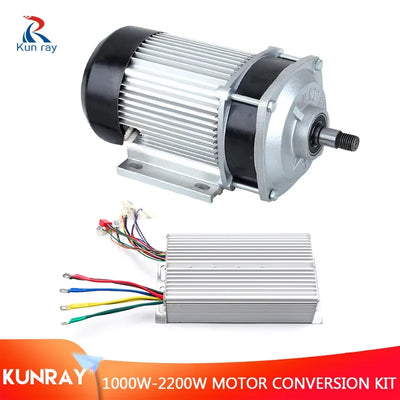 48V-72V Electric Brushless Mid Motor 1000W-2200W Controller Electric Tricycle Car Light Electric Four-Wheeled Vehicle Engine