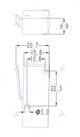 SiAECOSYS Side Stand Sensor Kickstand Switch Circuit Breaker Suitable for Electric Scooter Motorcycle