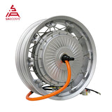 Copy SiAECOSYS 17inch 273 8000W V3 72V Hub Motor Kits with 17x3.0inch Front Wheel and 17*4.5inch Moped Motor 120kph High Speed