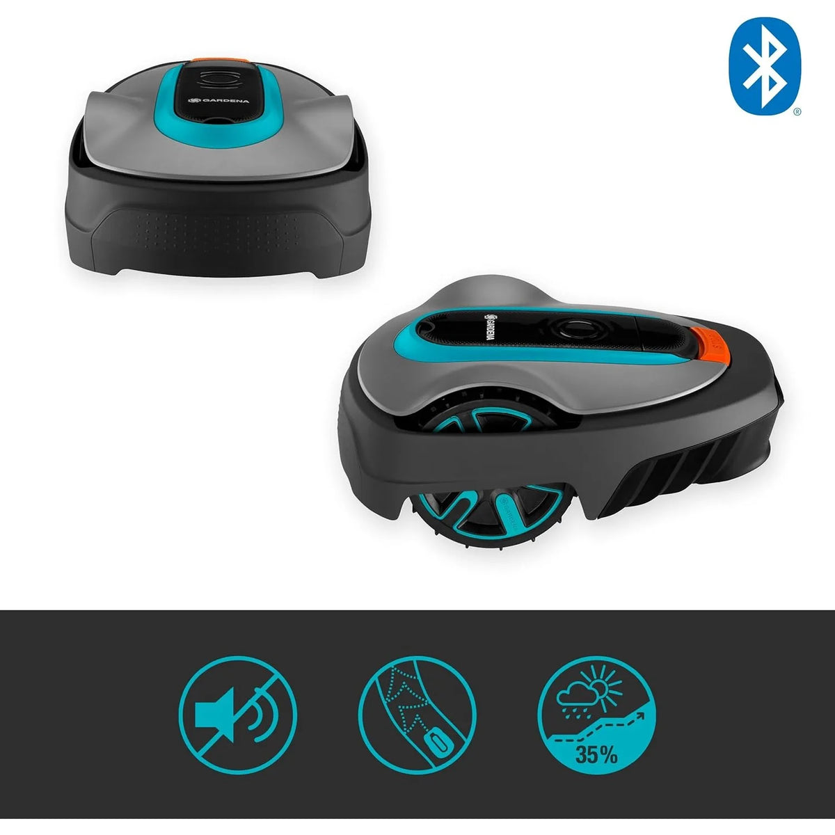 15010-20 SILENO Life - Automatic Robotic Lawn Mower with Bluetooth app and Boundary Wire, The quietest in its Class 16,200 Sq Ft