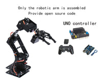 Robotic Arm Kit 6 DOF Programming Robot Arm DIY Kit for Arduino for Raspberry Pi Robot UNO/ESP32 Open Source Code and Tutorial