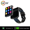 XUESEVEN KOM88 4G SIM Card Smart Watch Android 11.0 OS WIFI 2.64 inch Big Screen 500W Dual Camera GPS 1200mAh Battery Smartwatch
