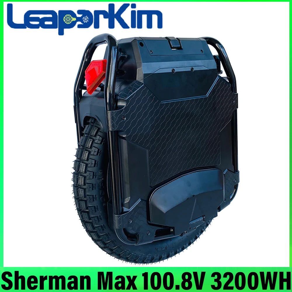 LeaperKim Veteran Sherman Electric Unicycle Sherman Max 100.8V 3200WH Monowheel 2500W Off-road 20-inch NCR18650GA Panasonic