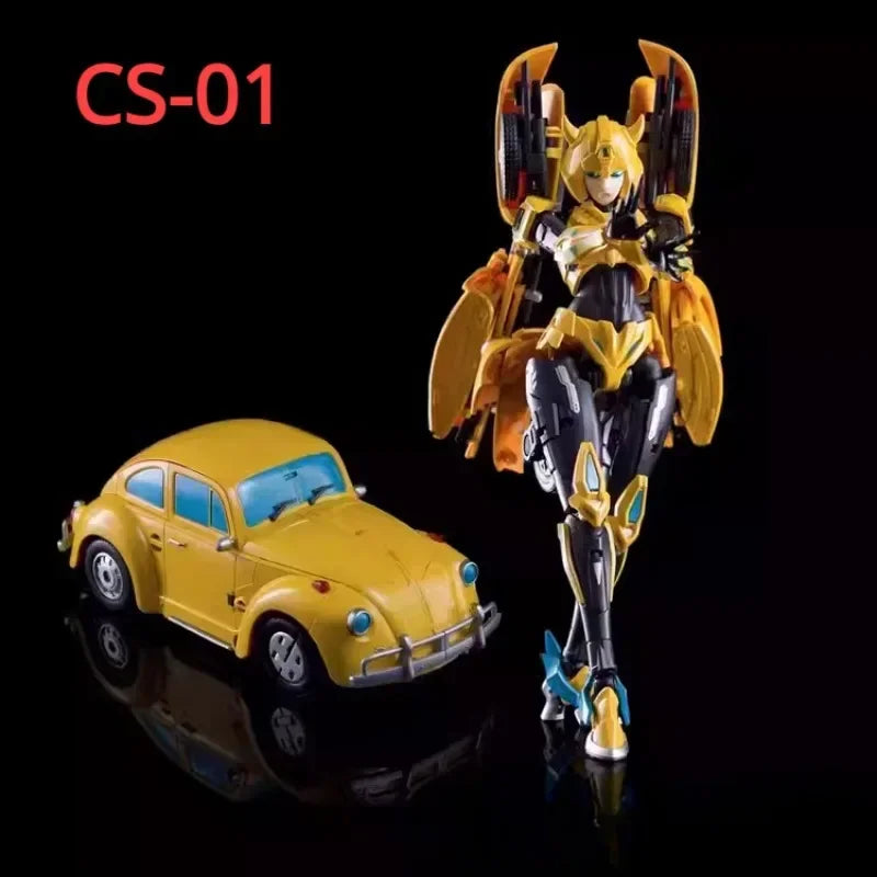 In stock Transformation Toy Hermosa Space Transformation Robot Action CS-01 CS01, 17.5 cm Action Figure Toy Collection Gift