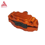 Adelin ADL-14 Hydraulic Brake Calipers Universal 4 Pistons CNC Aluminum Alloy for Motorcycle Brake Calipers