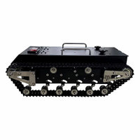 30kg Load RC Tank Chassis Metal Track 12VDC Motor Shock Absorption for STM32 Controller with FS Handle Programmable Robotic Car