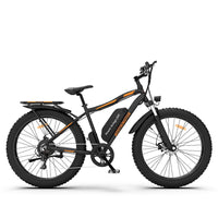 AOSTIRMOTOR S07-B Electric Bike 750W 48V 13Ah Snow Ebike 26In 4.0 Fat Tire Mountain Bike With Rear Shelf Cruiser City Bicycle