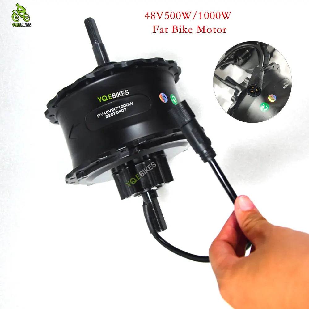 Powerful PY Electric Bike Motor, High Speed, Brushless MTB Hub, City Electric Bike, Bicycle Rear Drive, 48V, 500