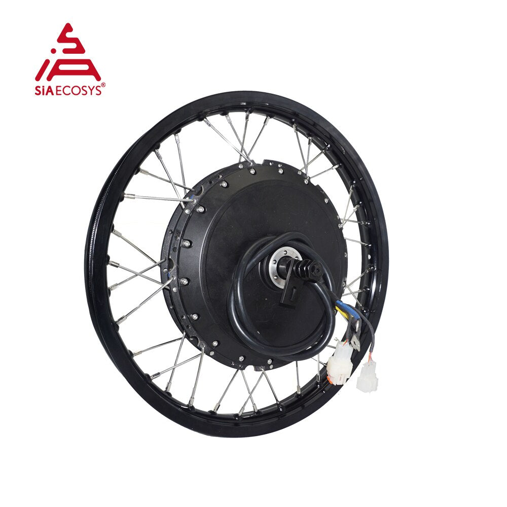 QS Motor 273 E-bike Hub Motor 12000W 40H V3 With 19inch Moped Wheel Rim With SVMC72200 Controller