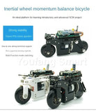 RC Tank 3D Printing Bike Cubli Balance Motorcycle APP Control 2WD Robotic Car for STM32 Programmable Robot Kit Robot Car Project