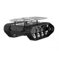 RC Tank 10KG Load Strong Shock Absorption Tank Chassis with Encoder Motor Suspension All Metal Robot Kit Programmable Robot Car