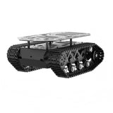 RC Tank 10KG Load Strong Shock Absorption Tank Chassis with Encoder Motor Suspension All Metal Robot Kit Programmable Robot Car