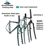 26 Inch Gravel Bike Frame/Chromoly Steel Frame/Fork/Touring Bicycle Frame/Bicycle Accessories