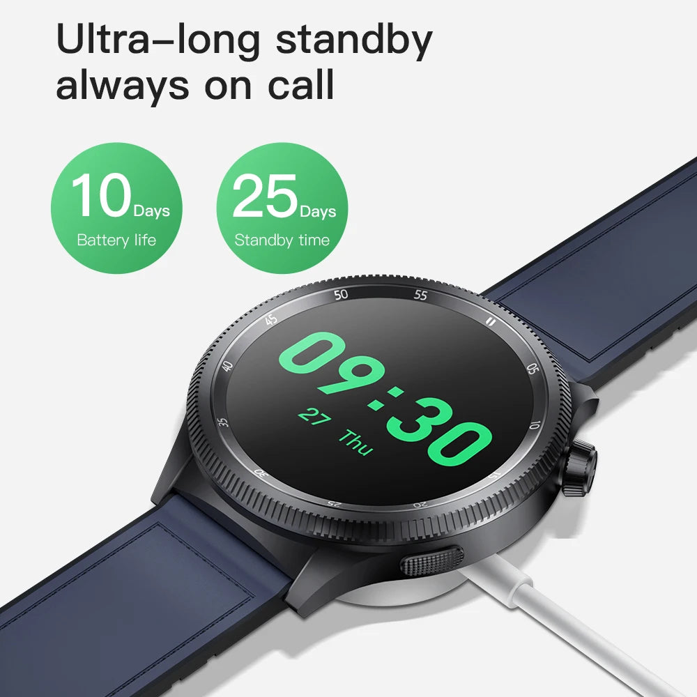 KUMI Gear GT3 Smart Watch 1.43 Inch Amoled Screen SmartWatch AI Voice Assistant Bluetooth Call Sport Watch 10 Days Battery Life