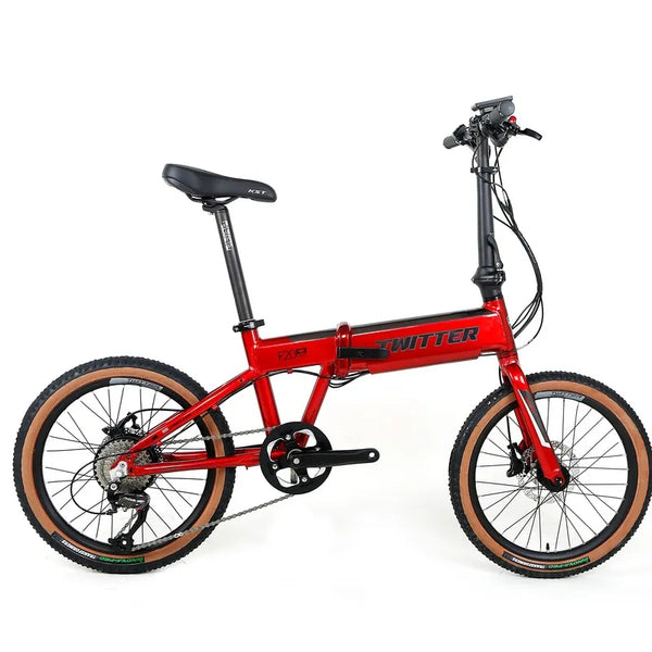 TWITTER KRISSTALL 20in 36V13A250W48V10A350W hidden circuit lithium battery aluminum alloy folding electric bicycle electric bike
