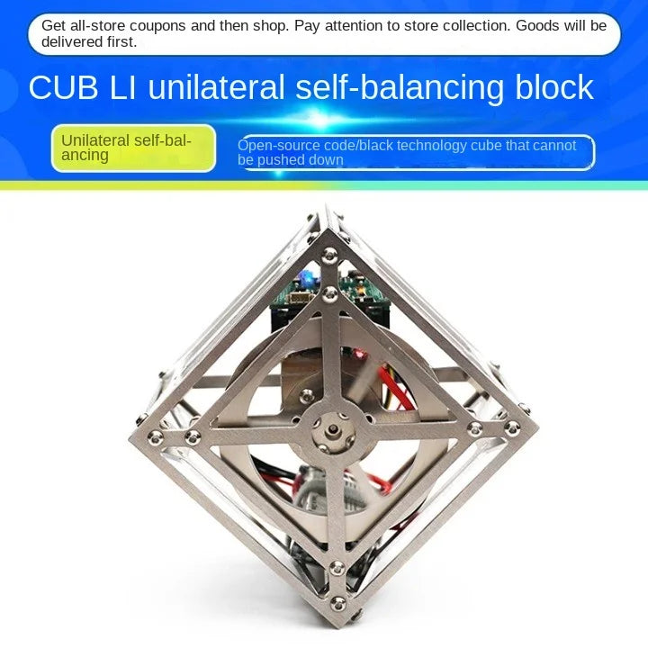 Balanced Block Single-point/single-sided Self-balancing Cubli Block For Stm32 Balance Flywheel Open Source Educational Robot Kit