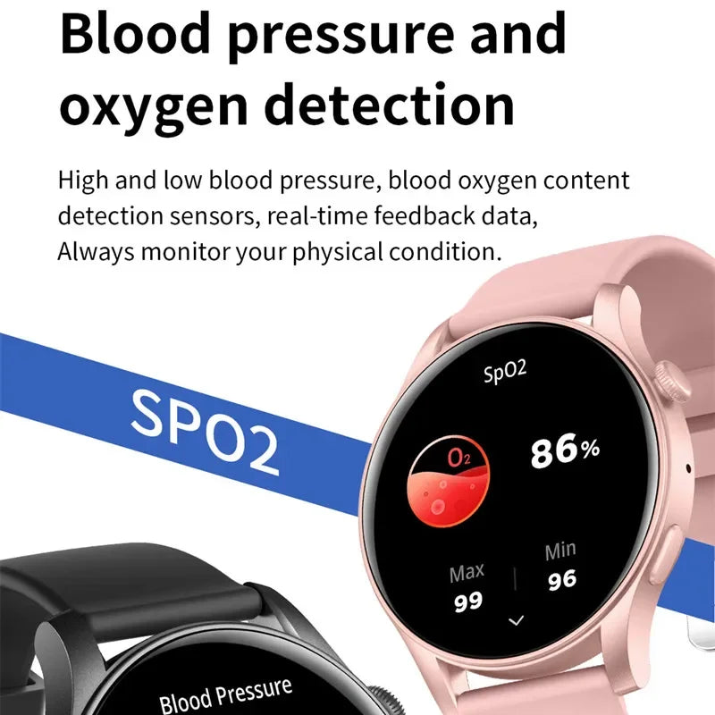 Gaines KC88 Smart Watch 1.43inch AMOLED HD Screen BT Call AI Voice Assistant Heart Rate 100+ Sport Fitness Tracker Men Women Smart Watch
