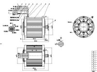 Stock QS 138 3000W 70H V1 Mid Drive Motor spline shaft with 428 14T sprocket  Kit with EM150sp Controller and Z6 Throttle