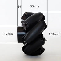 4pcs/set 300KG Big Load Load 4inch 100mm Mecanum Wheel Omni Wheel for Robot Car