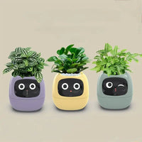 Tuya IVY Smart Life Planter Robot Intelligent Plant Maintenance Robot AI Chips Rich Expression Interaction Companion Custom Gift