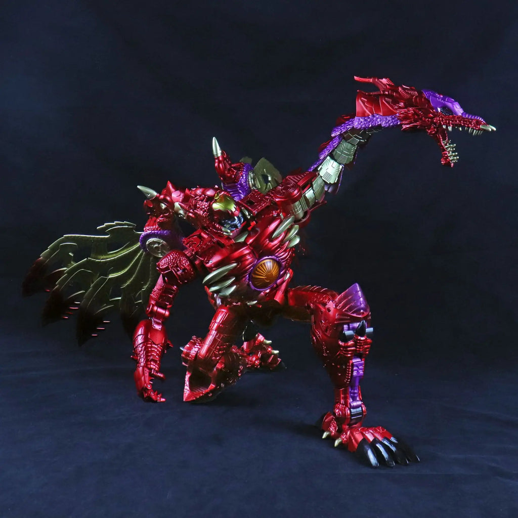 BMB Transformation TAIBA RD-01 RD01 OVERSIZED TRANSMETAL 2 MG Red Dragon Beast Wars Action Figure Robot 36CM