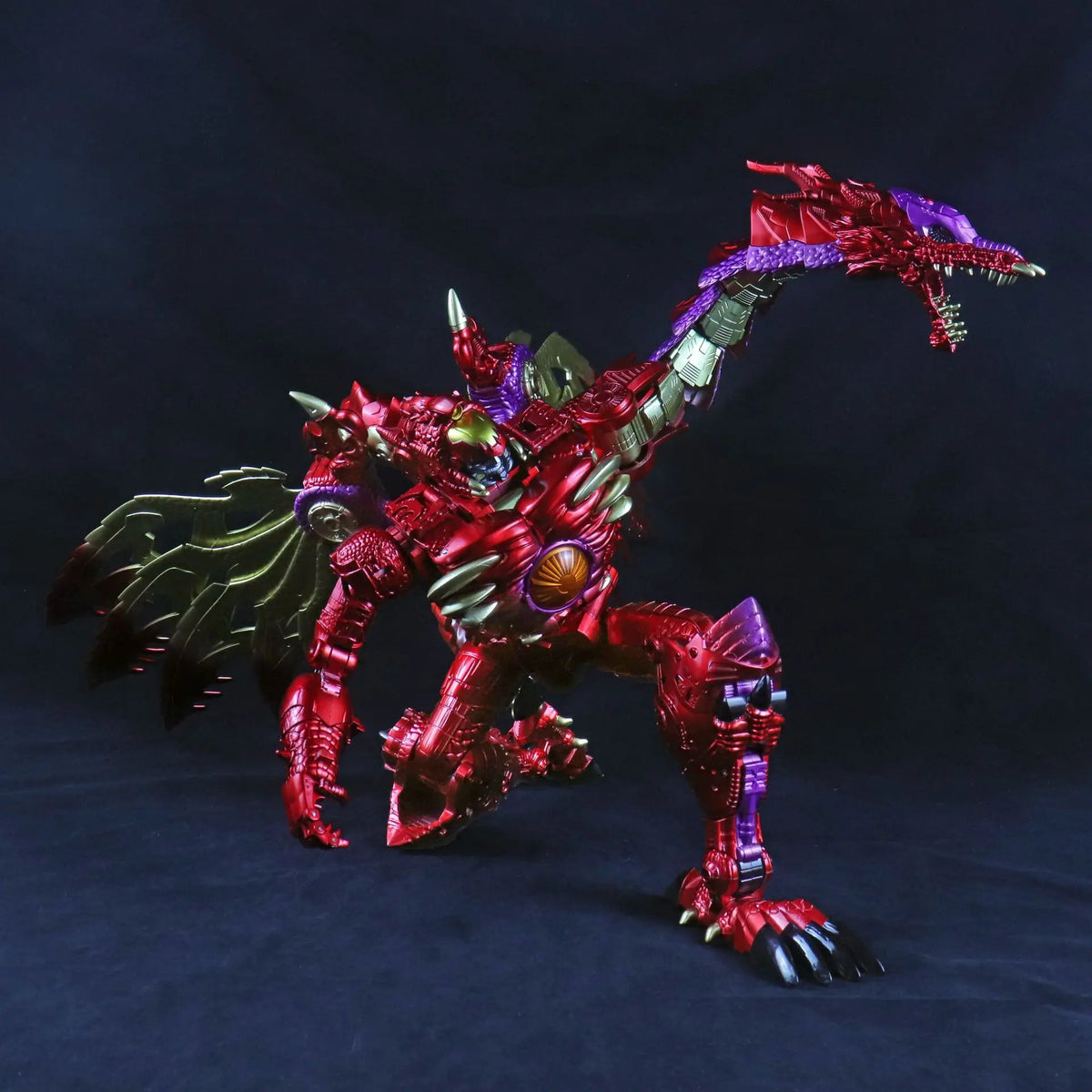 BMB Transformation TAIBA RD-01 RD01 OVERSIZED TRANSMETAL 2 MG Red Dragon Beast Wars Action Figure Robot 36CM