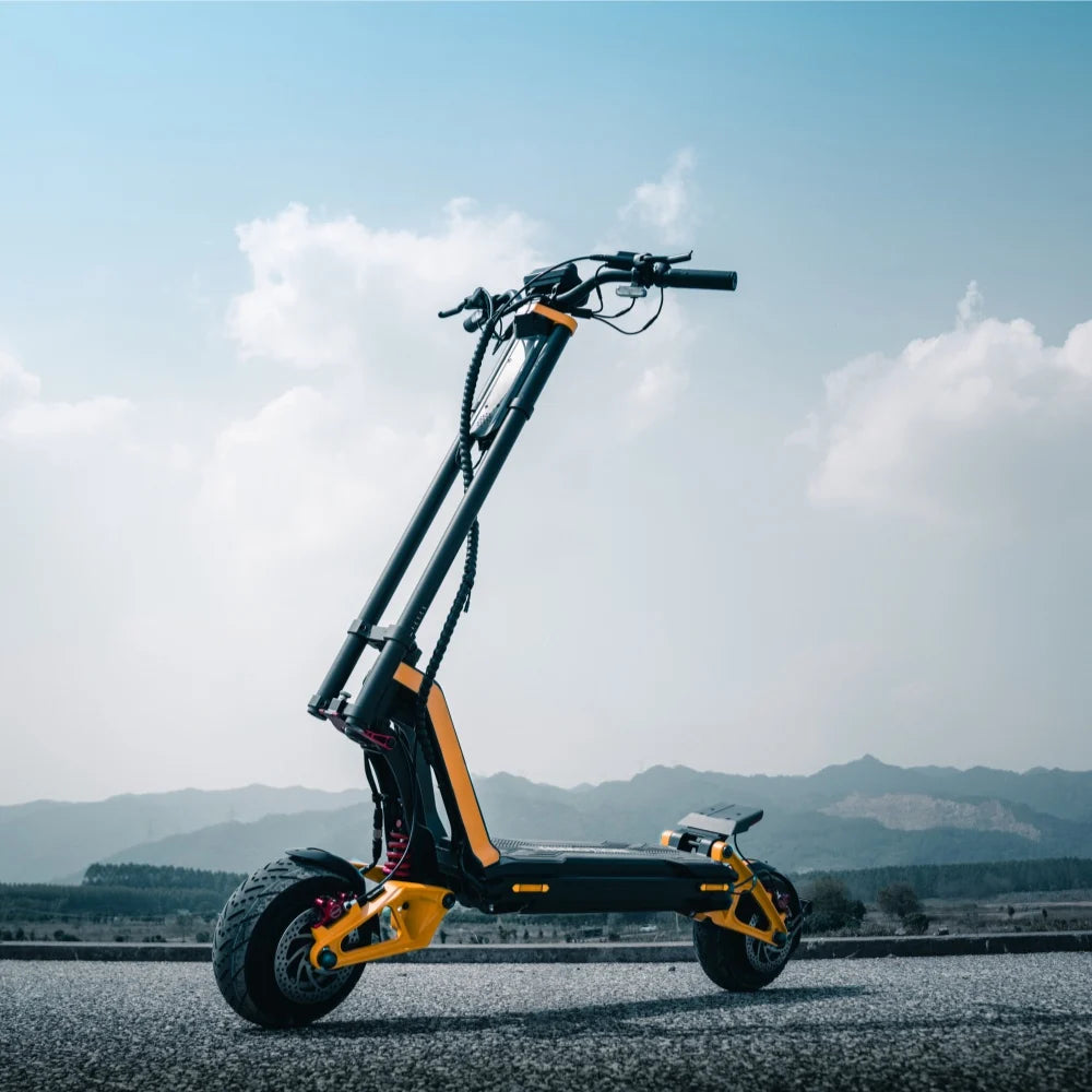 INMOTION RS Electric Scooter 20S8P 72V 40A 2880Wh Transforming E-scooter 11inch 2880Wh IP67 Hydraulic Skateboard