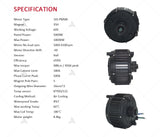 US Warehouse! QSMOTOR QS165 V2 5000W 72V 35H Hall PMSM Mid drive Motor for Sur ron light bee