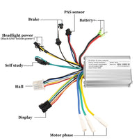 Kunray 36V Scooter Instrument Display 48v 500w Dashboard Accessories 350w Ebike Controller Bicycle Conversion Kit Electric