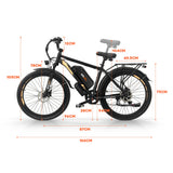 UK Warehouse New Design EMOKO 350W Electric City Bike with Long-Lasting 48V 15Ah Fast & Time-Saving Ride