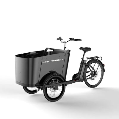 Cargo electric power-assisted bicycle inverted tricycle parent-child car pet pedal three wheel e-bike tricycle bicycle