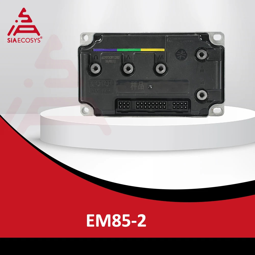 VOTOL EM85-2sp 72V 85A Sine Wave Motor Controller (230A Peak Phase Current with USB Programming Cable)