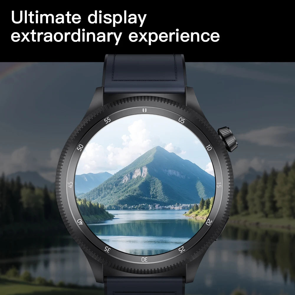 KUMI Gear GT3 Smart Watch 1.43 Inch Amoled Screen SmartWatch AI Voice Assistant Bluetooth Call Sport Watch 10 Days Battery Life