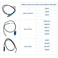 SiAECOSYS Votol USB Cable For Programmable Controller Votol Controller