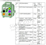 SIAECOSYS/FARDRIVER High Power Electric Motorcycle Controller 490A 5-6KW BLDC Programmable Fardriver ND72490B For QS165 Encoder