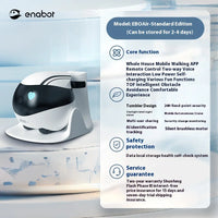 Enabot Ebo Air Ebo Se Intelligent Robot Remote Monitoring Robot Wireless Camera Pet Companion Robot Realtime Control Home Camera